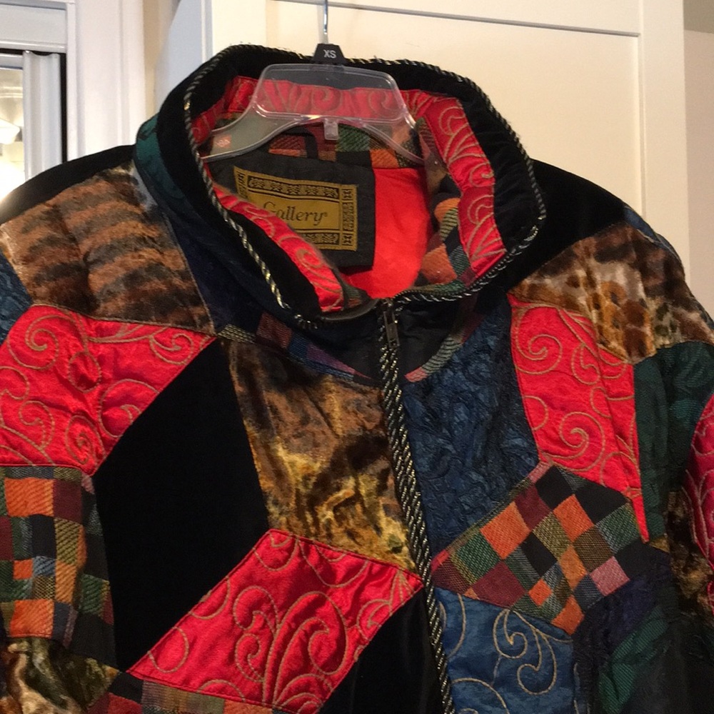 Patchwork 100% Down Jacket - image 2